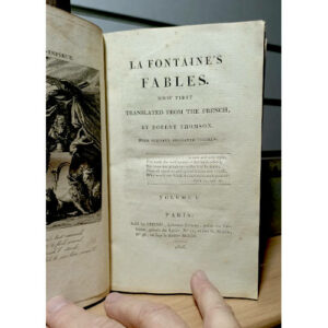Lafontaine's fables - 1806